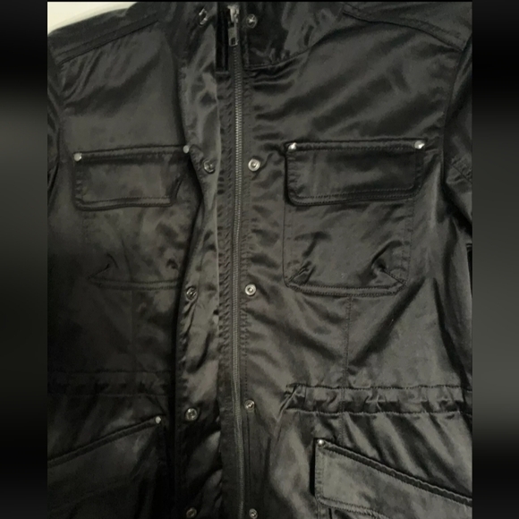 Calvin Klein Solid Cinch Waist Zipper - Picture 2 of 3